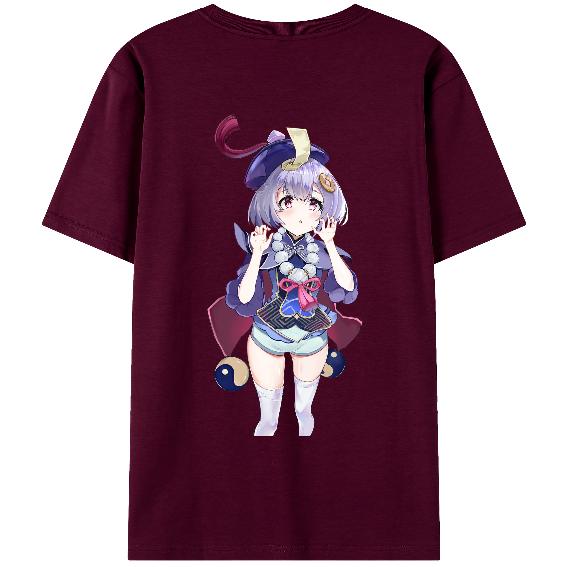げんし神 七七 なな  genshin Nana レディース半袖Tシャツ(バックプリント)